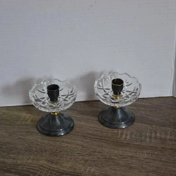Vtg Candlestick  Holders - Picture 2 of 8